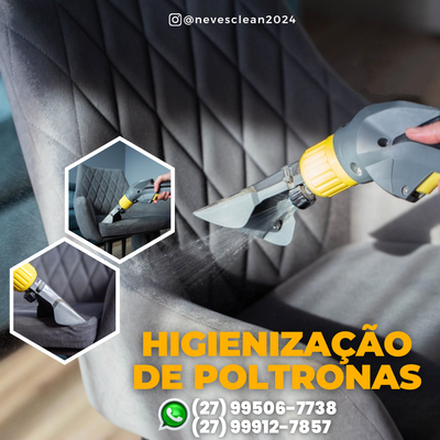 LIMPEZA DE POLTRONAS