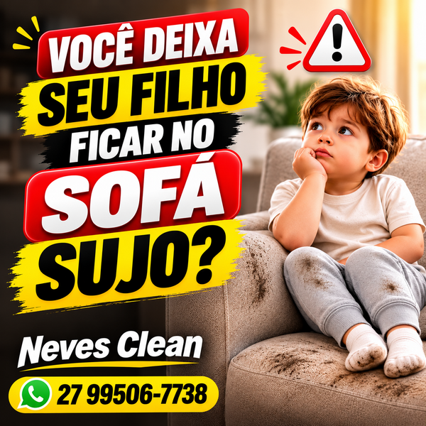 LIMPEZA DE SOFÁ