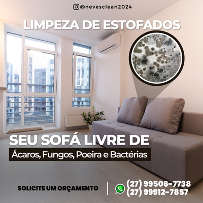 LIMPEZA DE SOFÁ