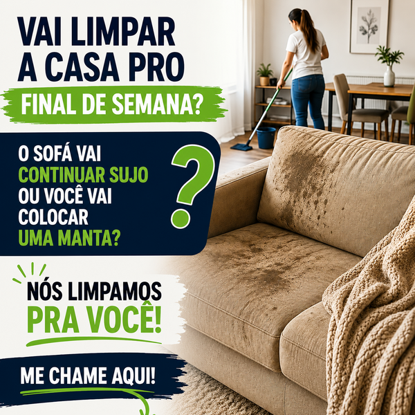 LIMPEZA DE SOFÁ