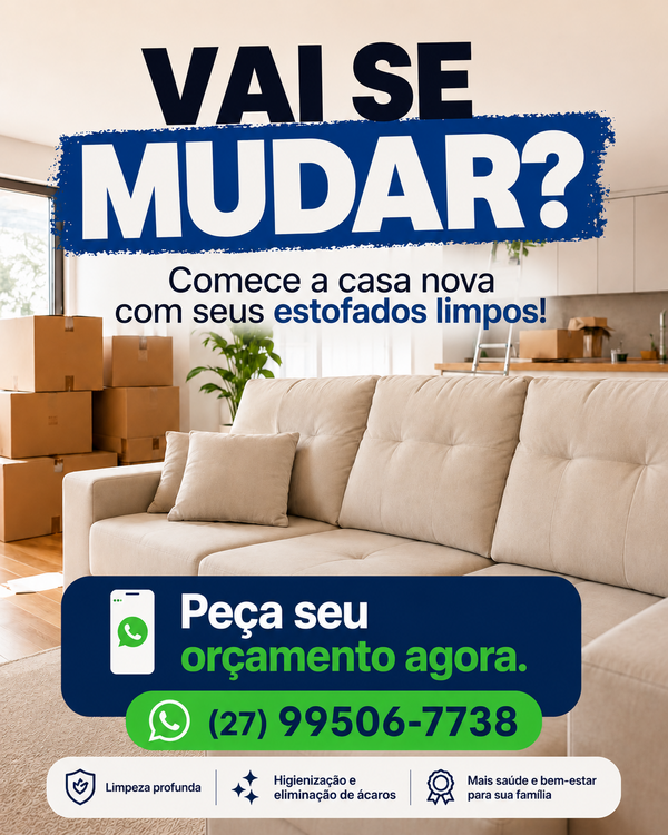 LIMPEZA DE SOFÁ