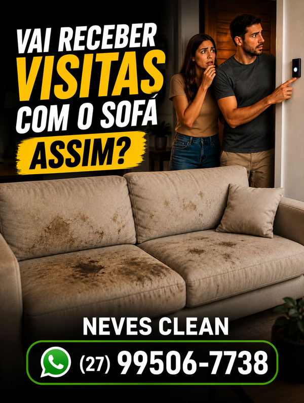 LIMPEZA DE SOFÁ