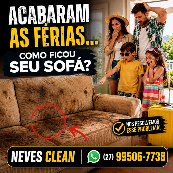 LIMPEZA DE SOFÁ