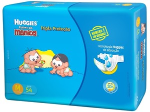 Fralda Turma da Mônica Mega Pacotão