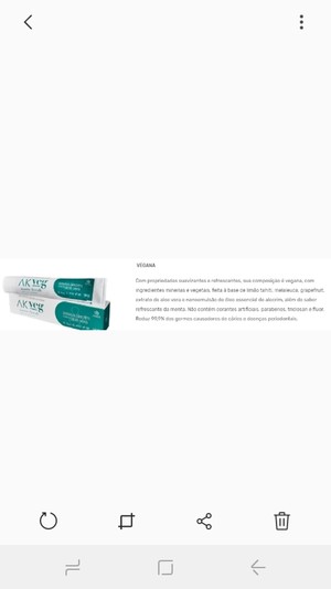 Creme dental