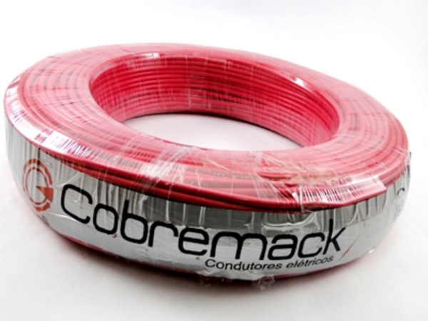 Cabo Flexível Rolo 100m Cobre Mack 6.0 mm