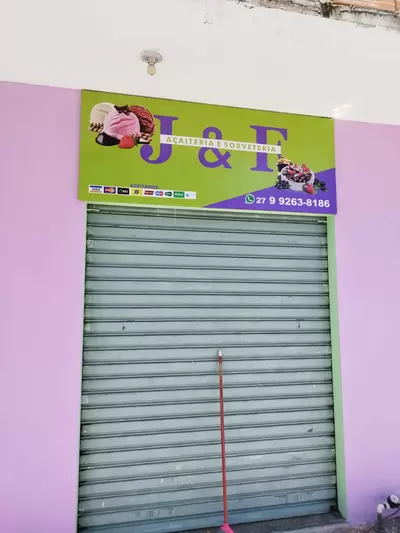 Placa em lona