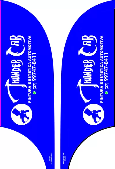 Wind banner sem suporte