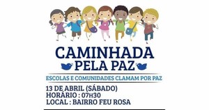 Caminhada pela Paz em Feu Rosa em 2019 Caminhada pela Paz em Feu Rosa em 2019