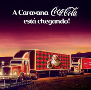 Caravana da Coca Cola em Feu Rosa