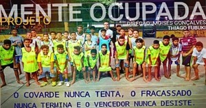 Escola de Futebol - Projeto Social Mente Ocupada