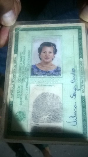 Identidade de Vilma Souza Cardoso Identidade de Vilma Souza Cardoso