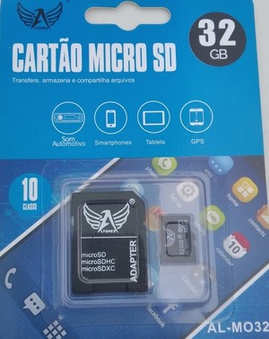 Cartão de Memória de 32 GB